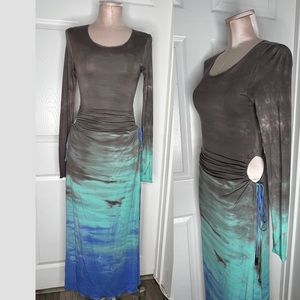 Michelle Jonas Maxi Cutout Dress Sz XS